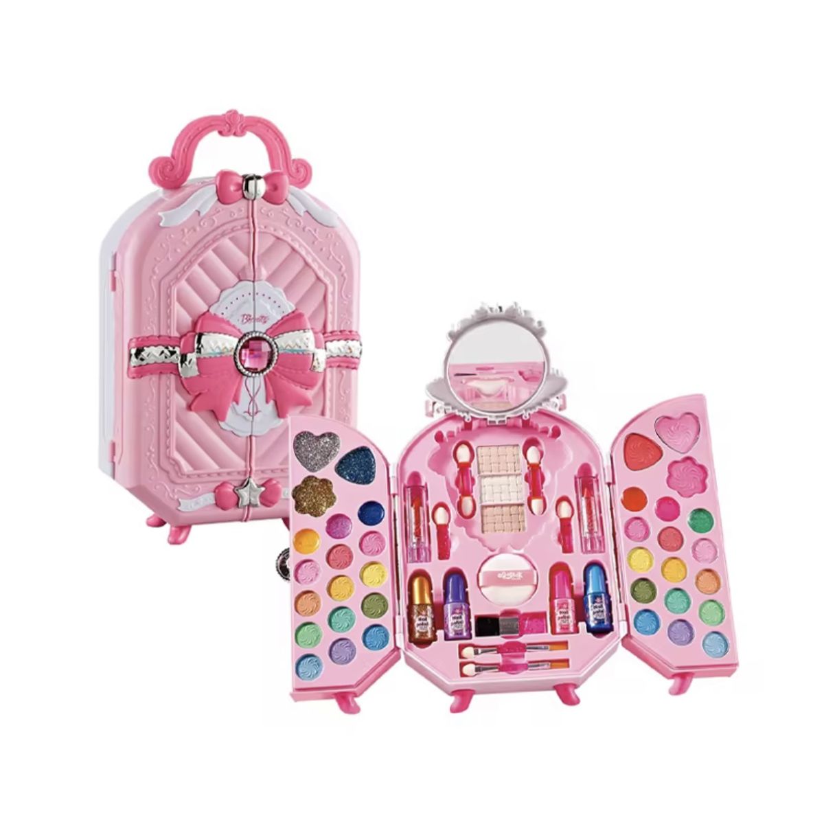 GENERICO - Kit De Maquillaje Infantil De 54 Piezas Para Niñas Cofre