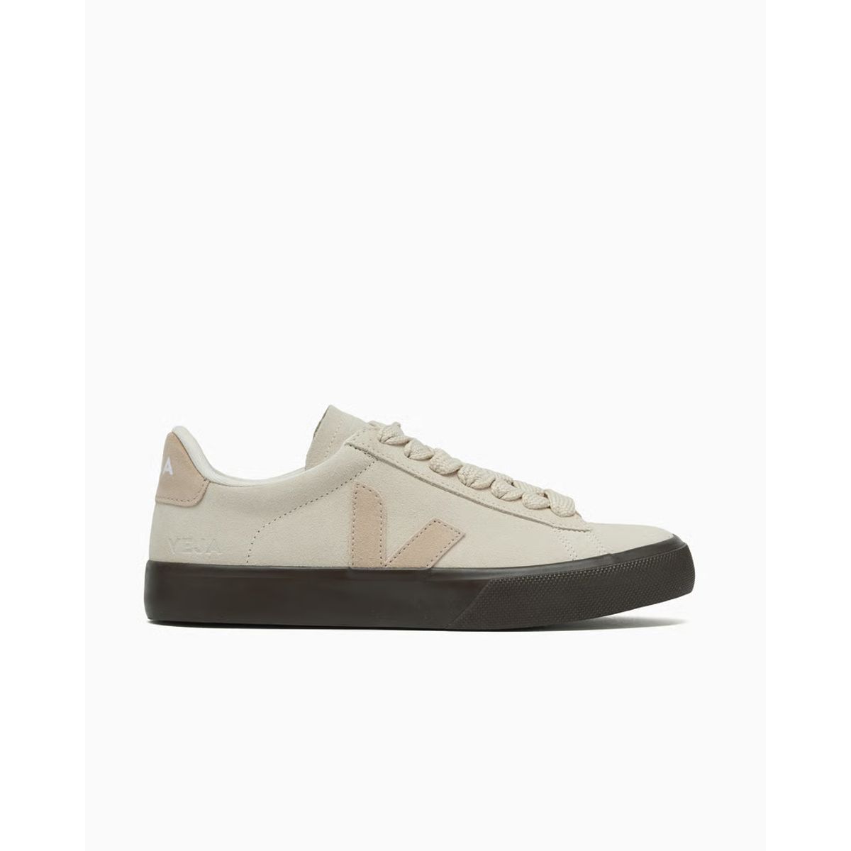 VEJA - Tenis veja de mujer campo bold suede VEJA Beige CP0320805ABEIG