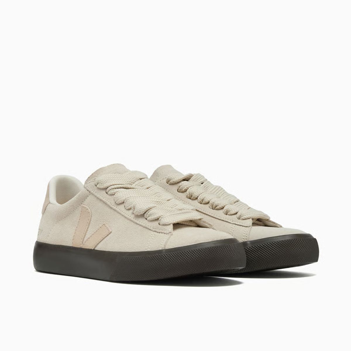 VEJA - Tenis veja de mujer campo bold suede VEJA Beige CP0320805ABEIG
