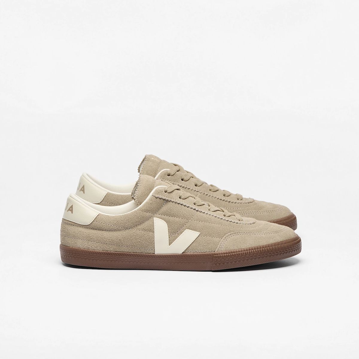 VEJA - Tenis veja mujer panenka suede taupe pierre bark VEJA Gris FU0320ATAU