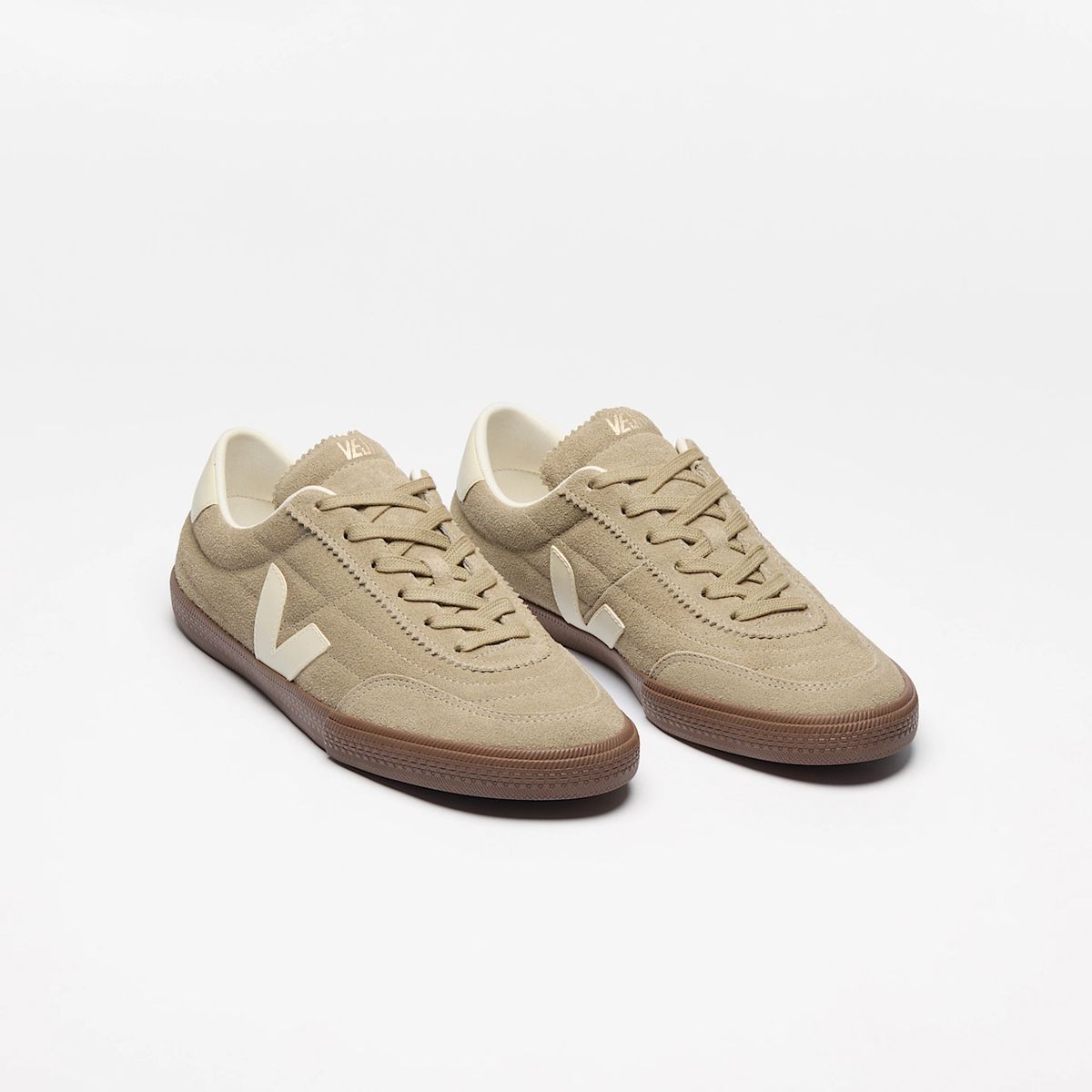 VEJA - Tenis veja mujer panenka suede taupe pierre bark VEJA Gris FU0320ATAU