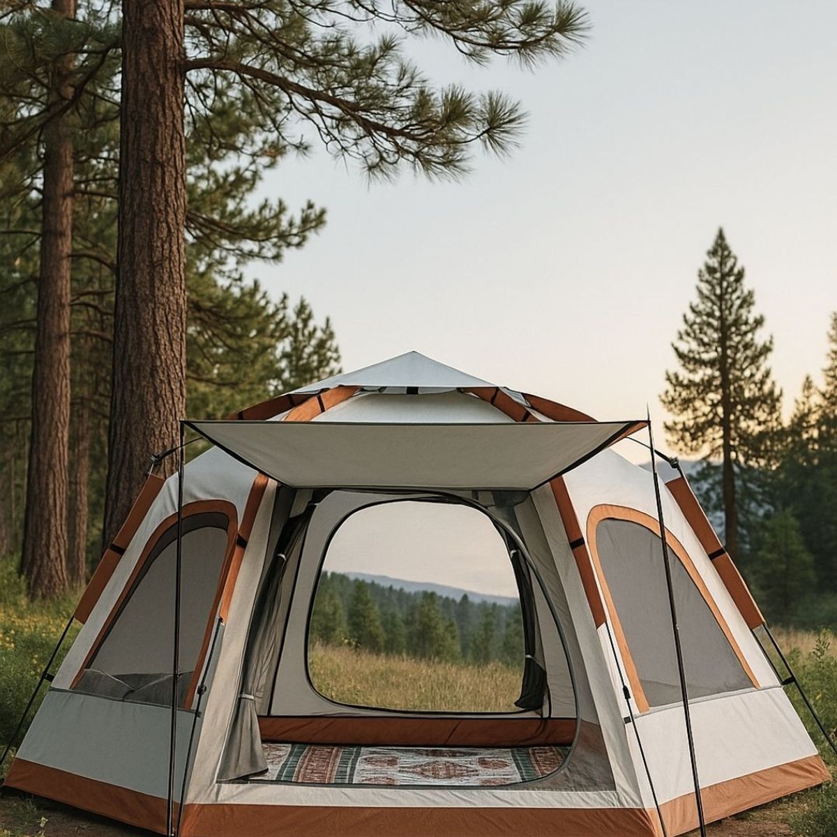 GENERICO - Carpa Hexagonal Automática 8 Personas Generica