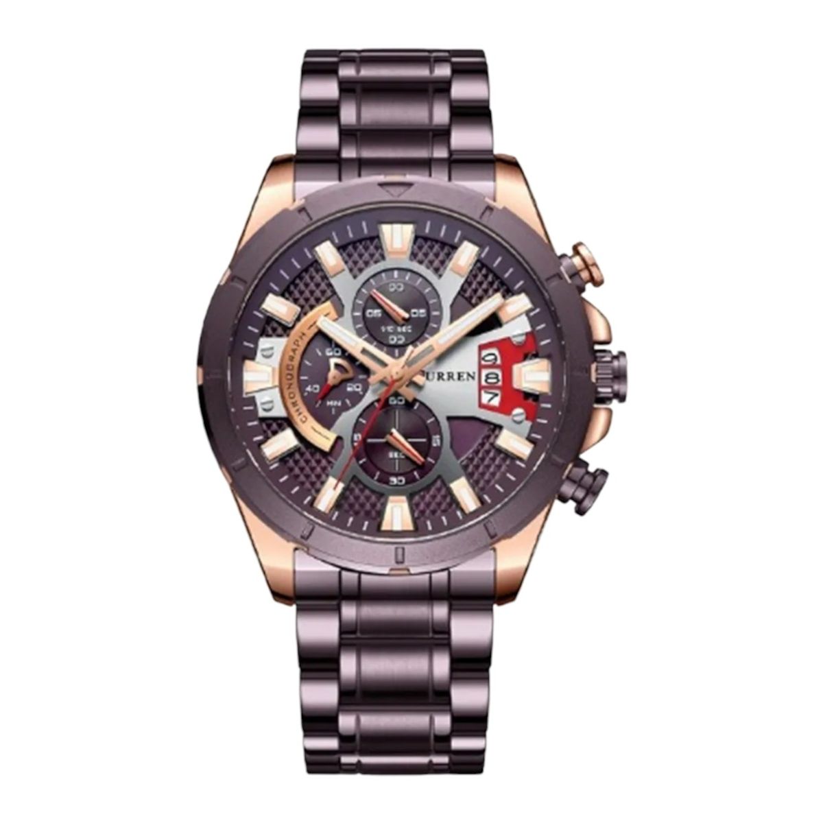 CURREN - Reloj Curren 8401 Vinotinto
