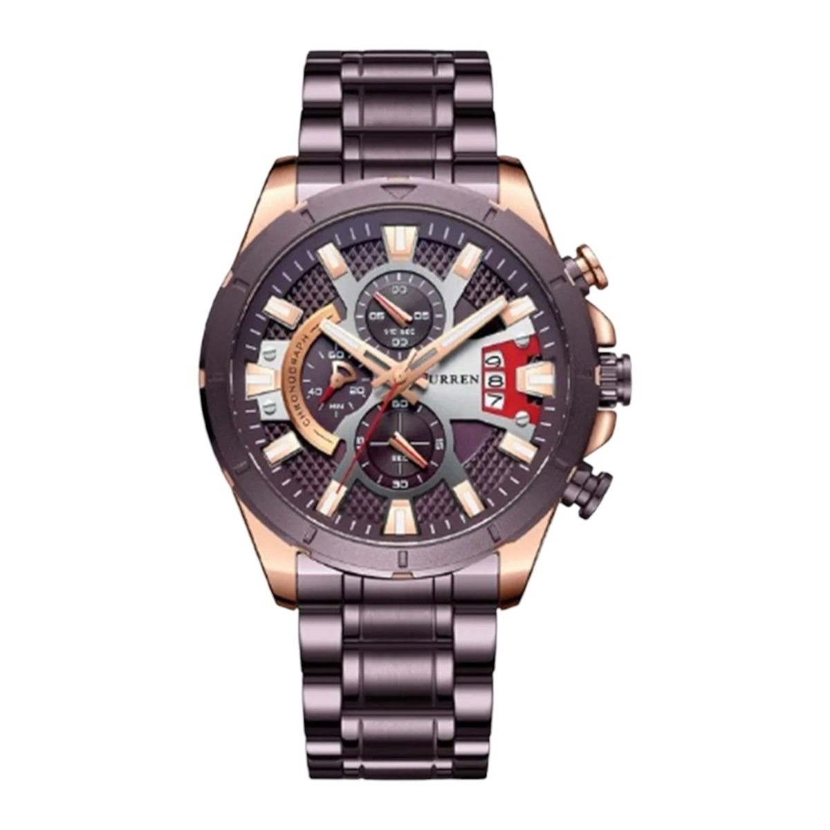 CURREN - Reloj Curren 8401 Vinotinto