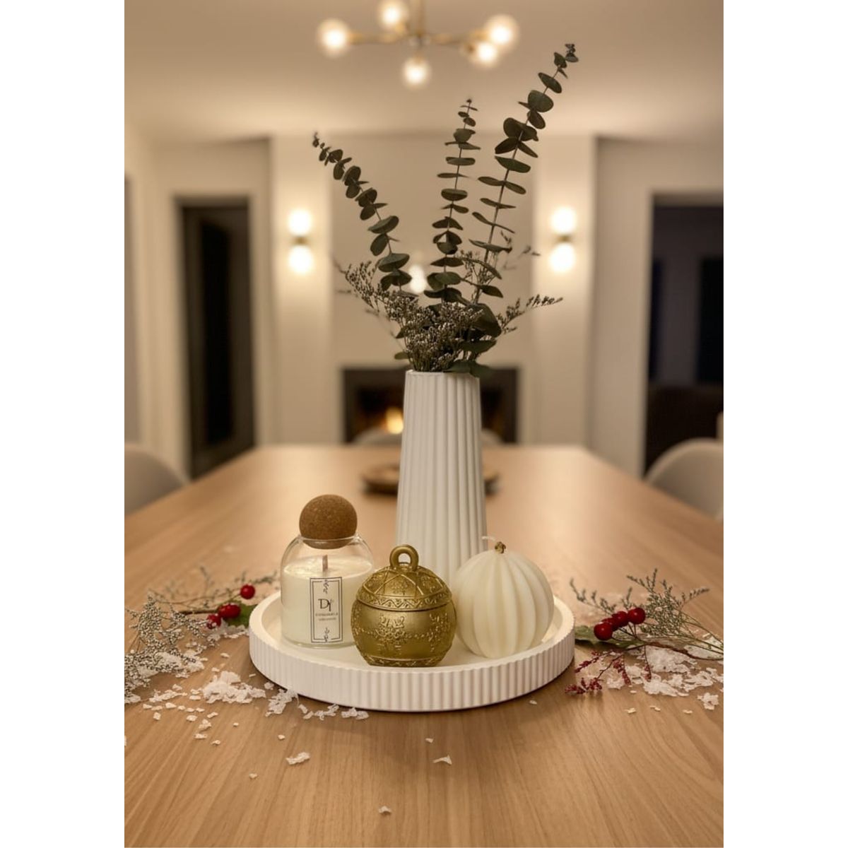 GENERAL - Decorativo de navidad centro de mesa mueble o habitación moderno minimalista