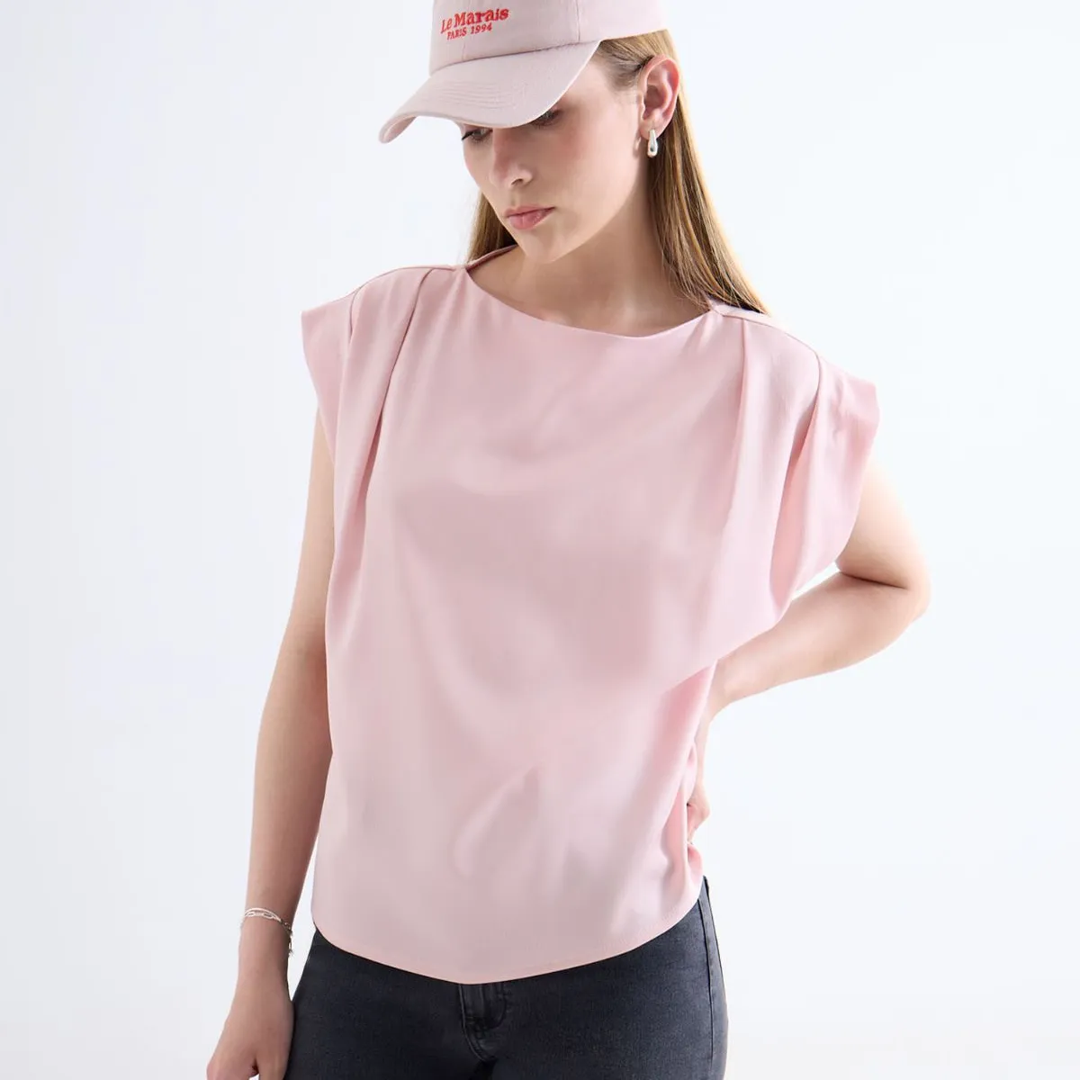 SEVEN SEVEN - Blusa  Para Mujer Manga Corta Color Rosa Marca Seven Seven #28124145
