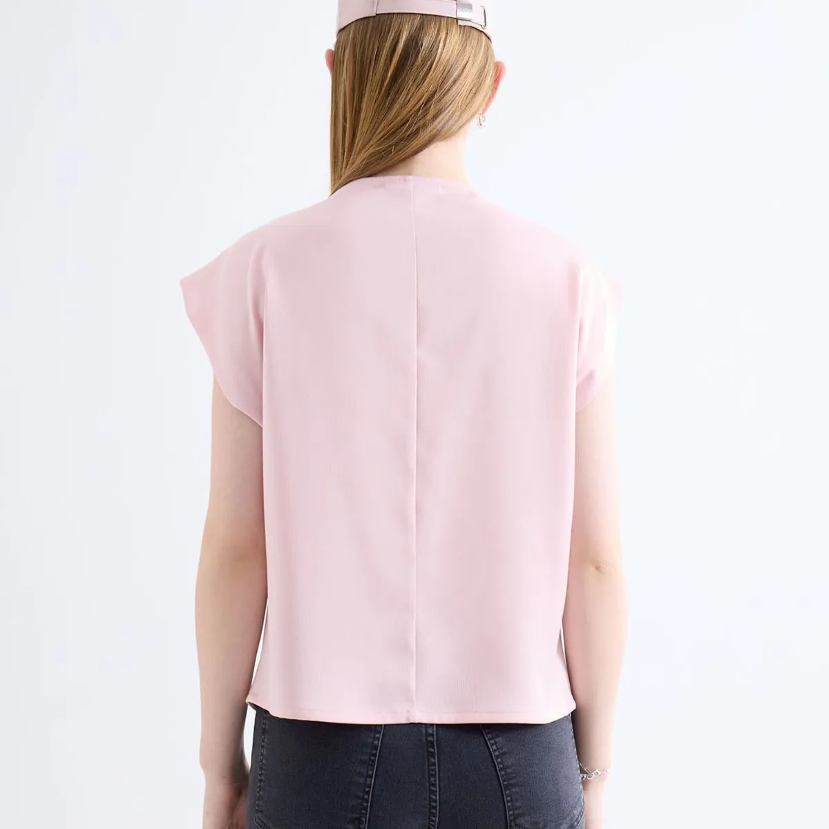 SEVEN SEVEN - Blusa  Para Mujer Manga Corta Color Rosa Marca Seven Seven #28124145