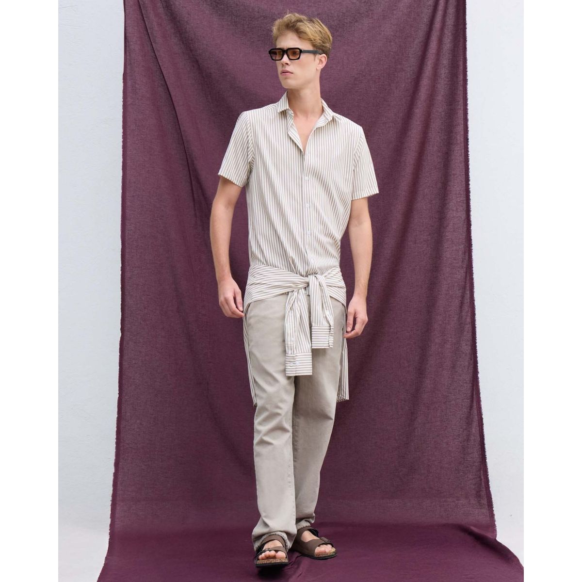 SEVEN SEVEN - Pantalón  Para Hombre Moda Color Arena Marca Seven Seven #45071135