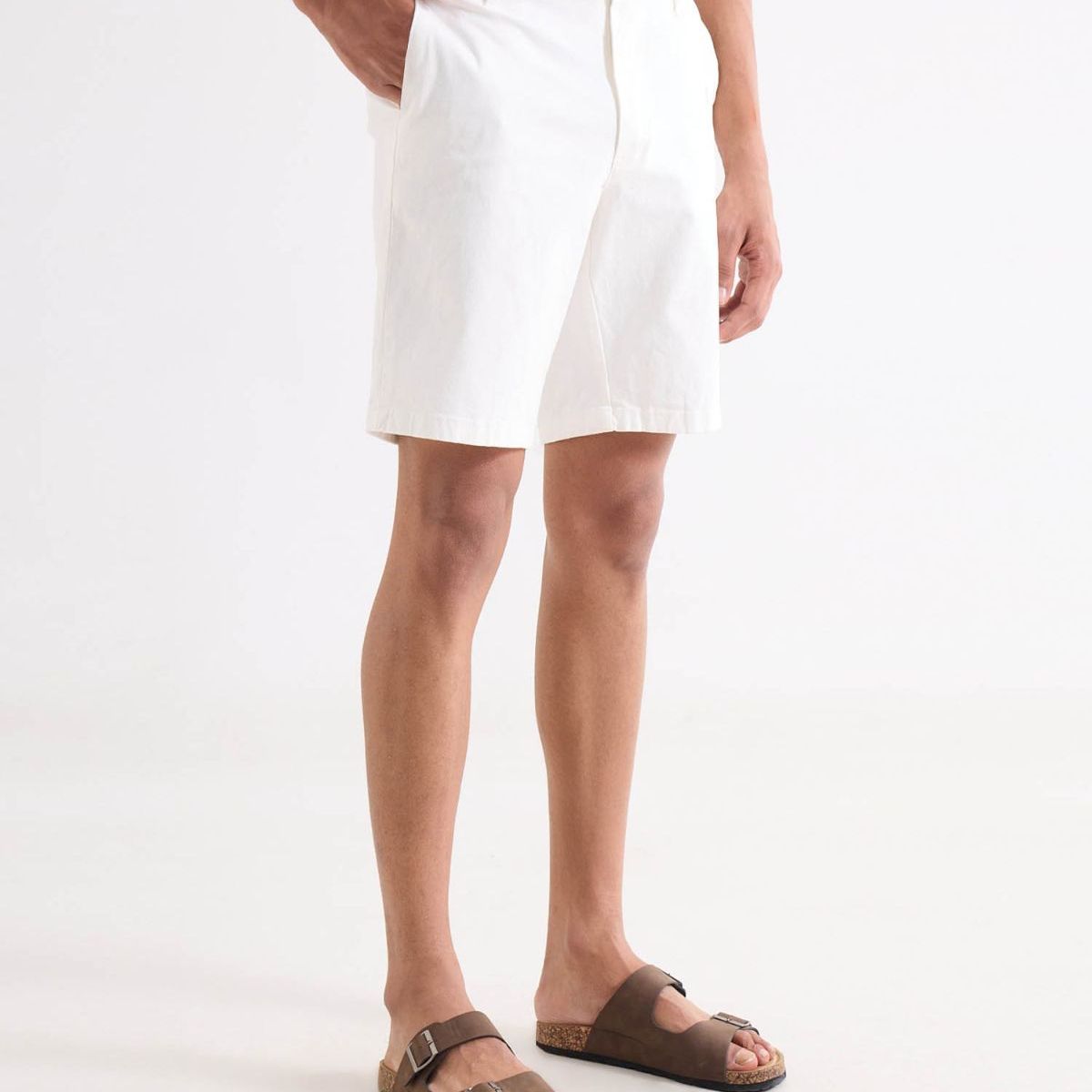 SEVEN SEVEN - Bermuda  Para Hombre Regular Corto Color Hueso Marca Seven Seven #45100753