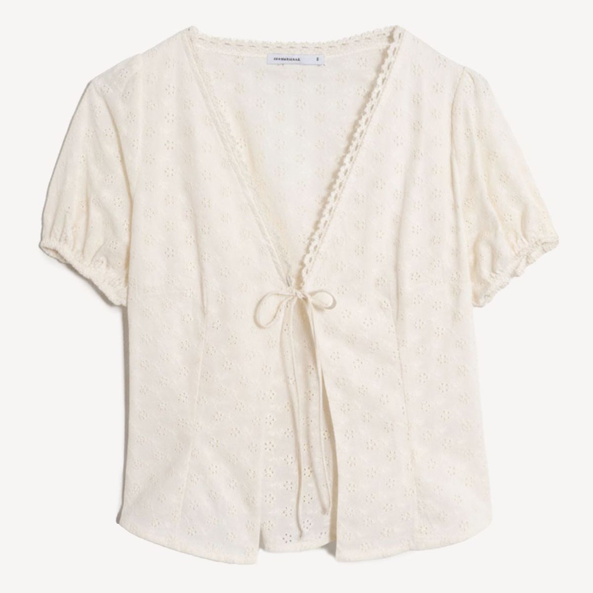 SEVEN SEVEN - Blusa  Para Mujer Manga Corta Color Marfil Marca Seven Seven #28124106