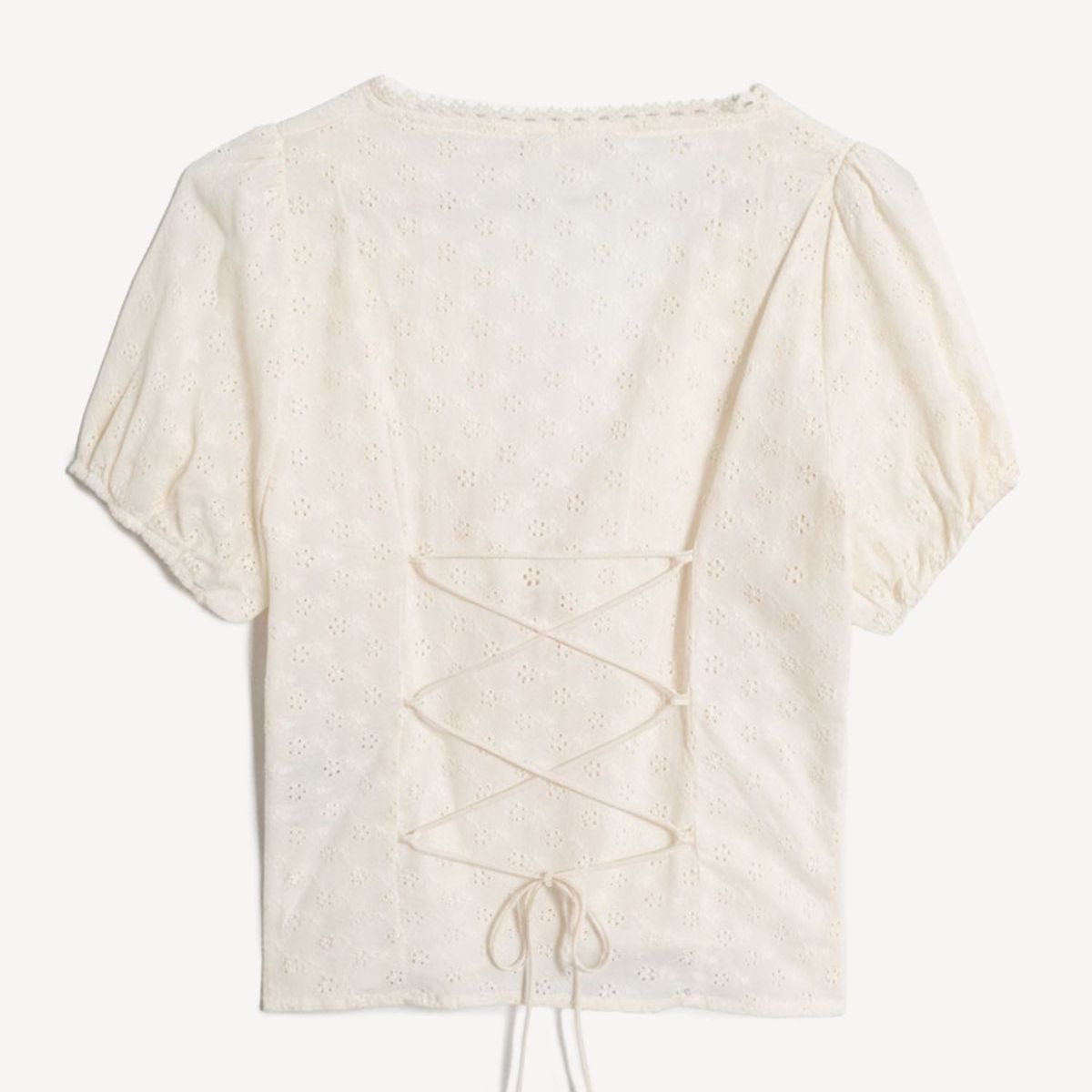 SEVEN SEVEN - Blusa  Para Mujer Manga Corta Color Marfil Marca Seven Seven #28124106