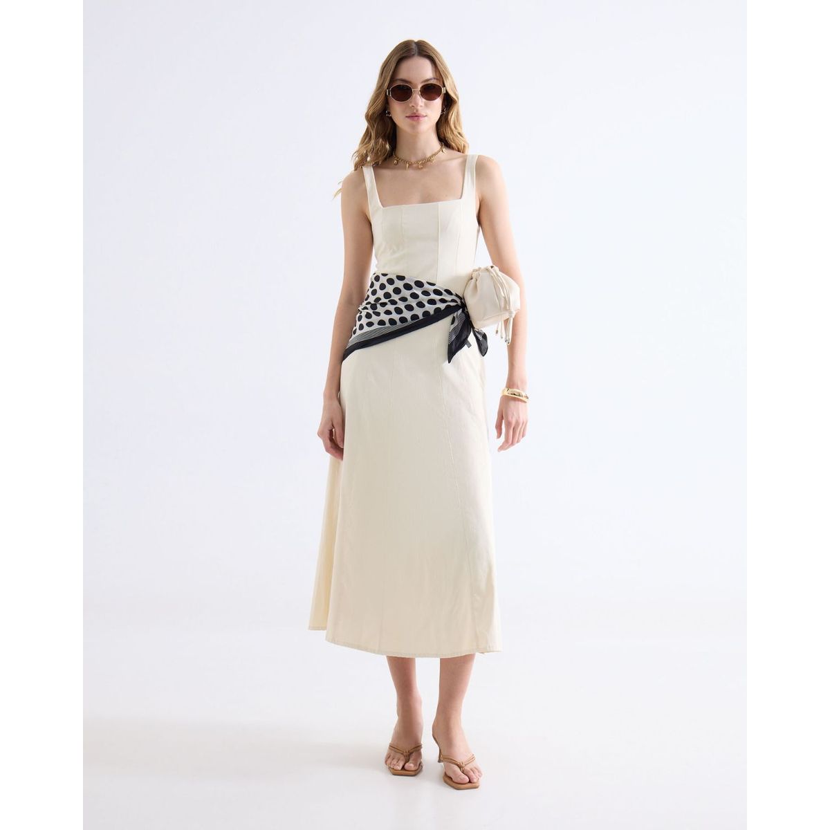 SEVEN SEVEN - Vestido  Para Mujer M/Sisa Medio Color Marfil Marca Seven Seven #28171481