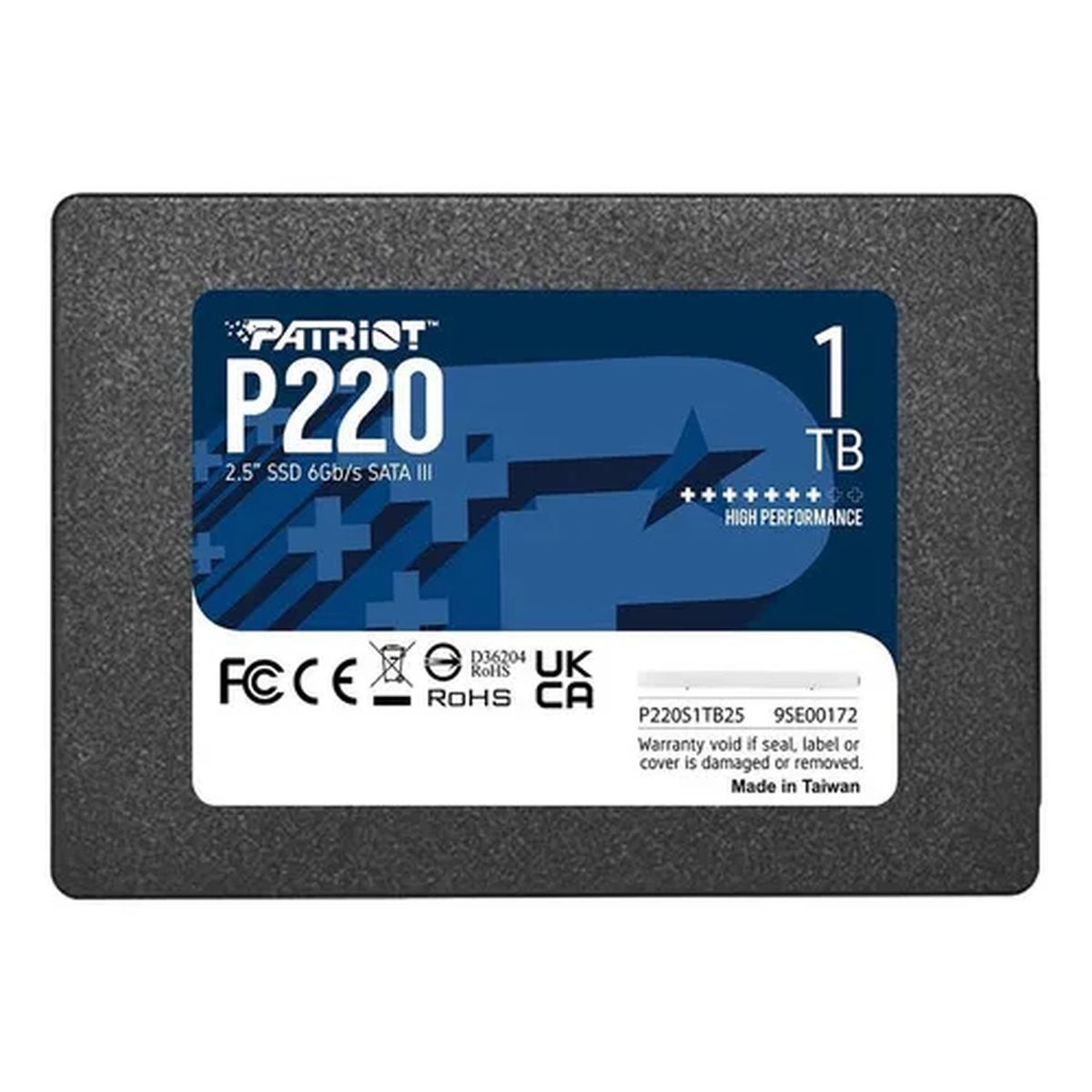 PATRIOT - Disco Sólido SSD Patriot P220 1TB SATA 25 para Almacenamiento Estable y Rápido