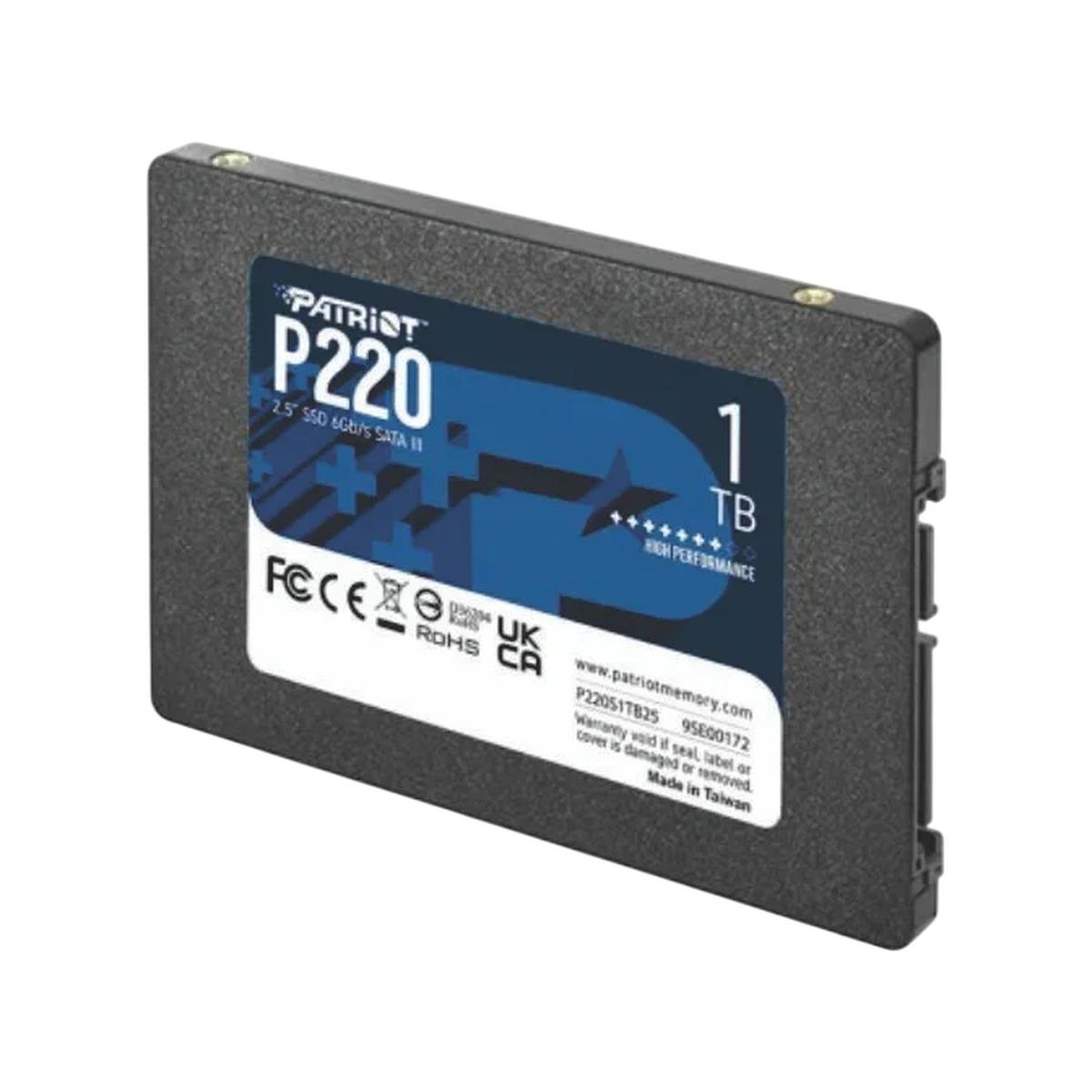 PATRIOT - Disco Sólido SSD Patriot P220 1TB SATA 25 para Almacenamiento Estable y Rápido