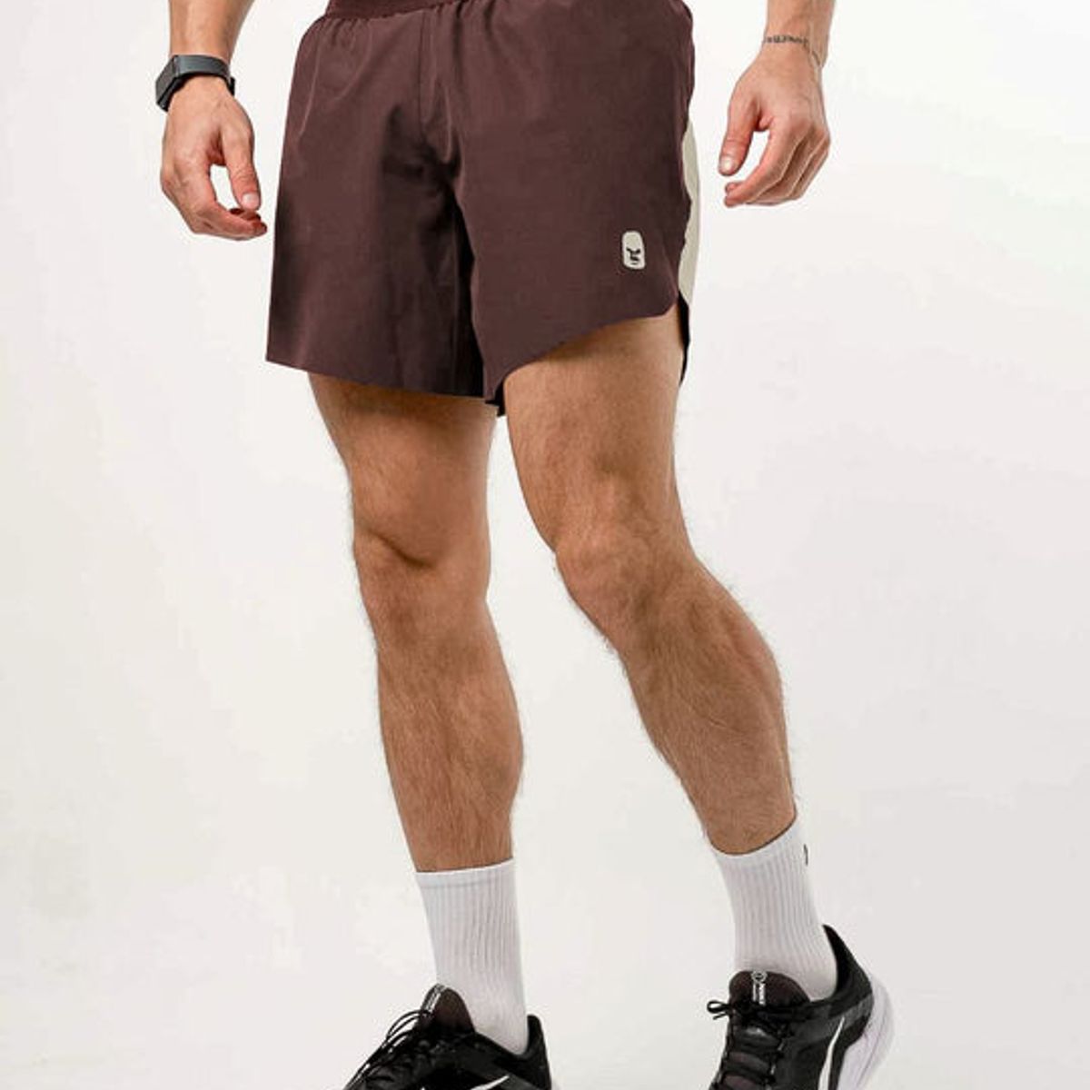 NO RULES - Pantaloneta Running Pro Retro Chocolate
