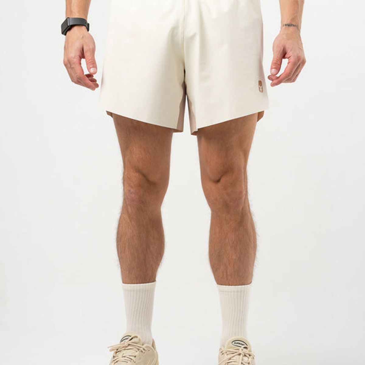 NO RULES - Pantaloneta Running Pro Retro Cream