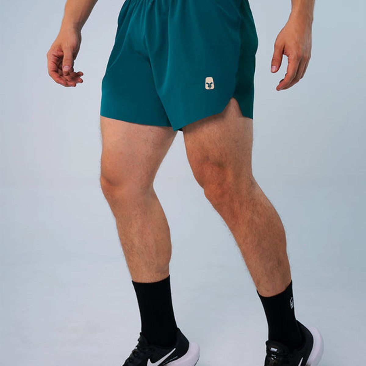 NO RULES - PANTALONETA RUNNING PRO VERDE ESMERALDA