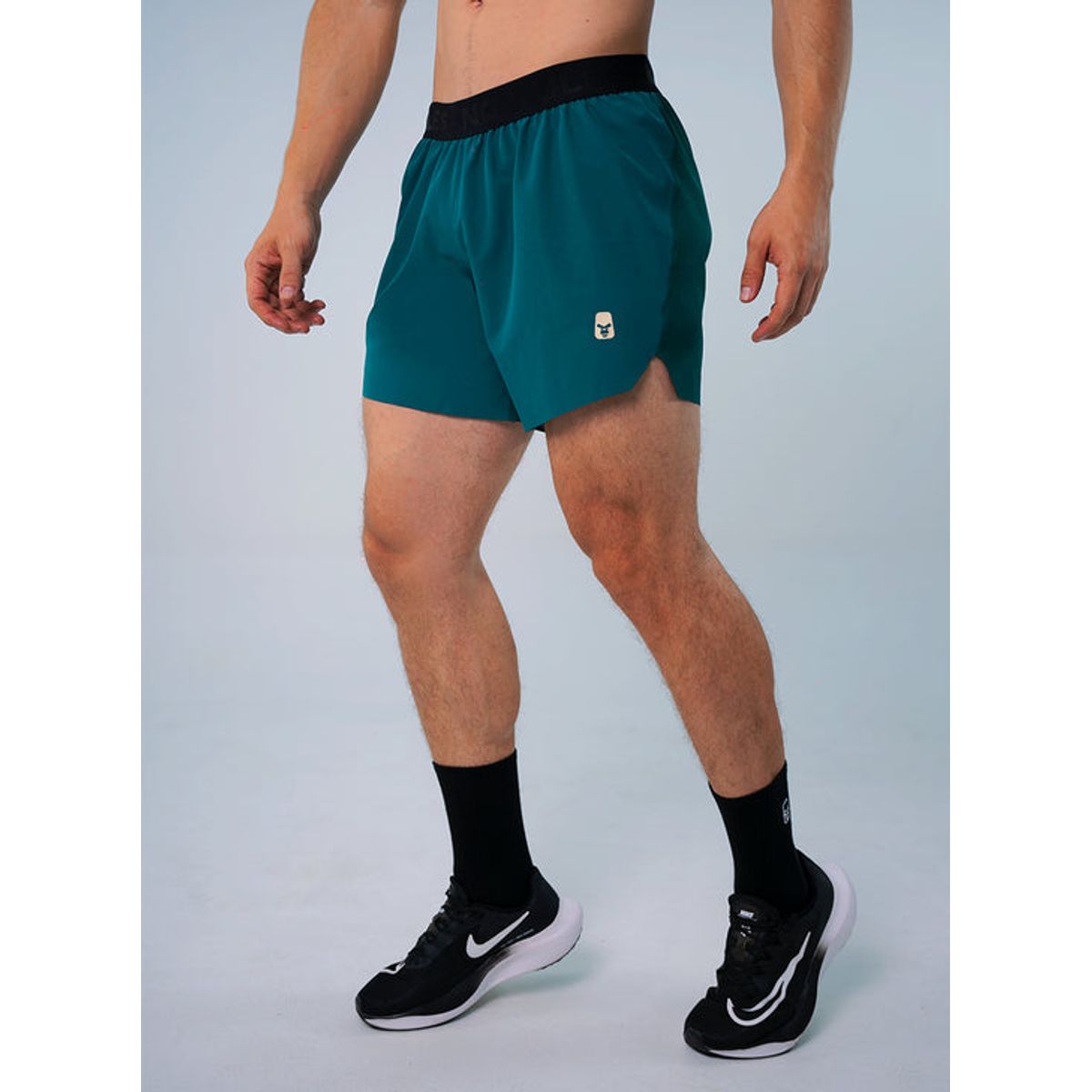 NO RULES - PANTALONETA RUNNING PRO VERDE ESMERALDA