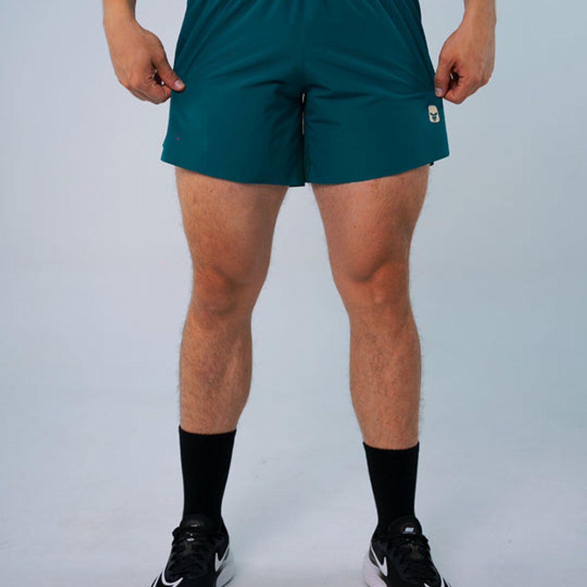 NO RULES - PANTALONETA RUNNING PRO VERDE ESMERALDA