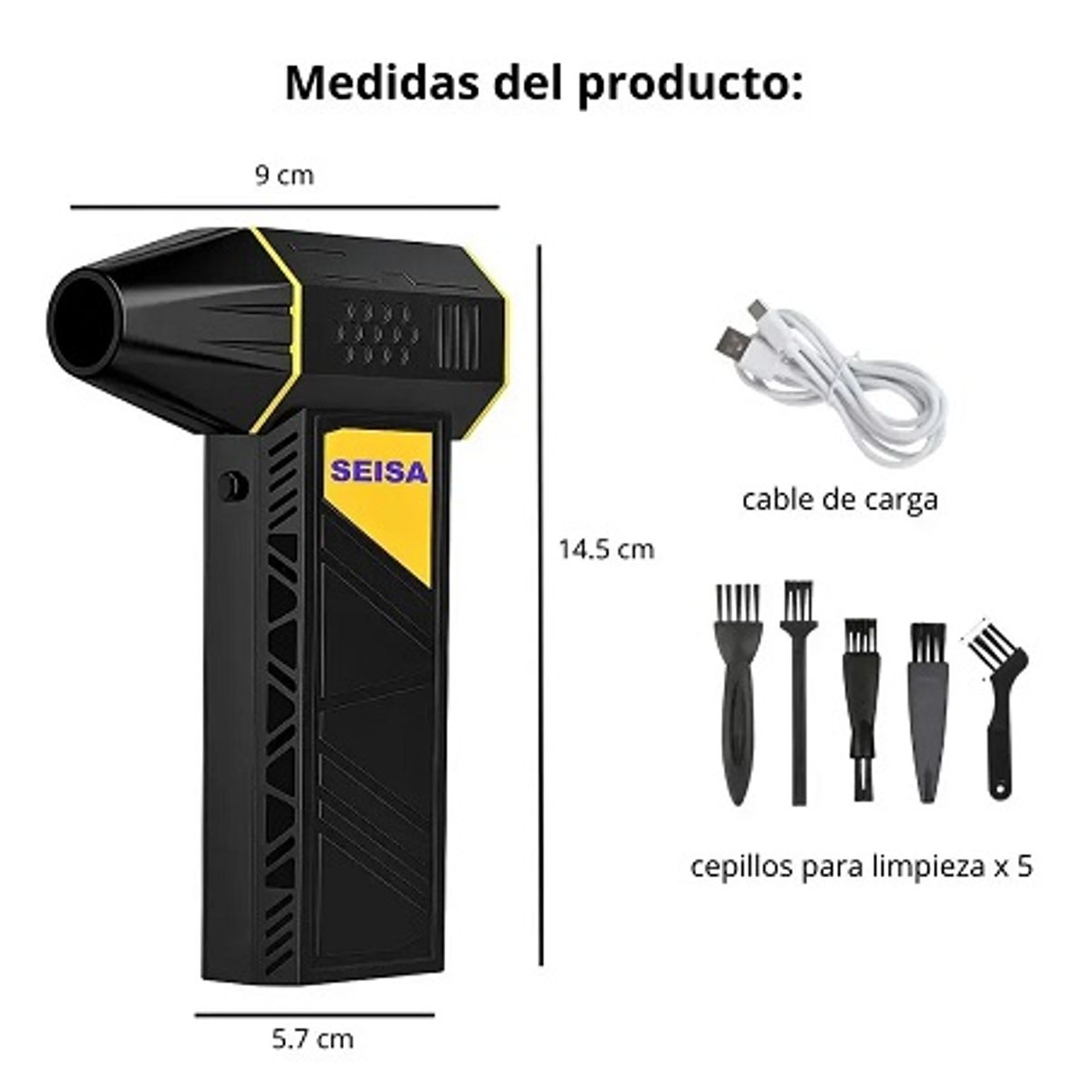 GENERICO - Soplador de Aire Inalámbrico