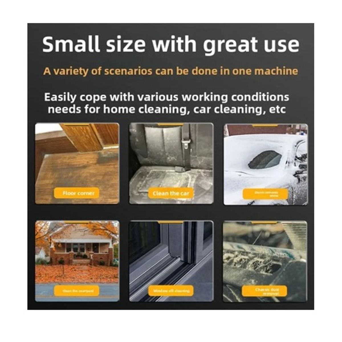 GENERICO - Soplador de Aire Inalámbrico con Batería Recargable