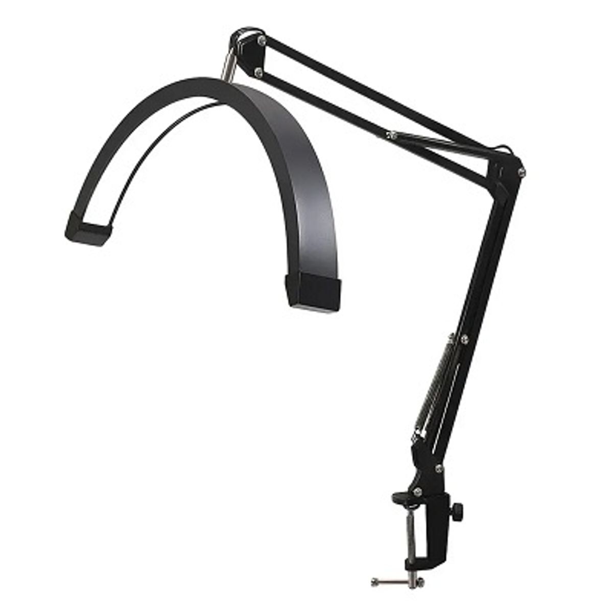 GENERICO - Lampara LED Profesional En Media Luna + Brazo Ajustable + Control De Brillo