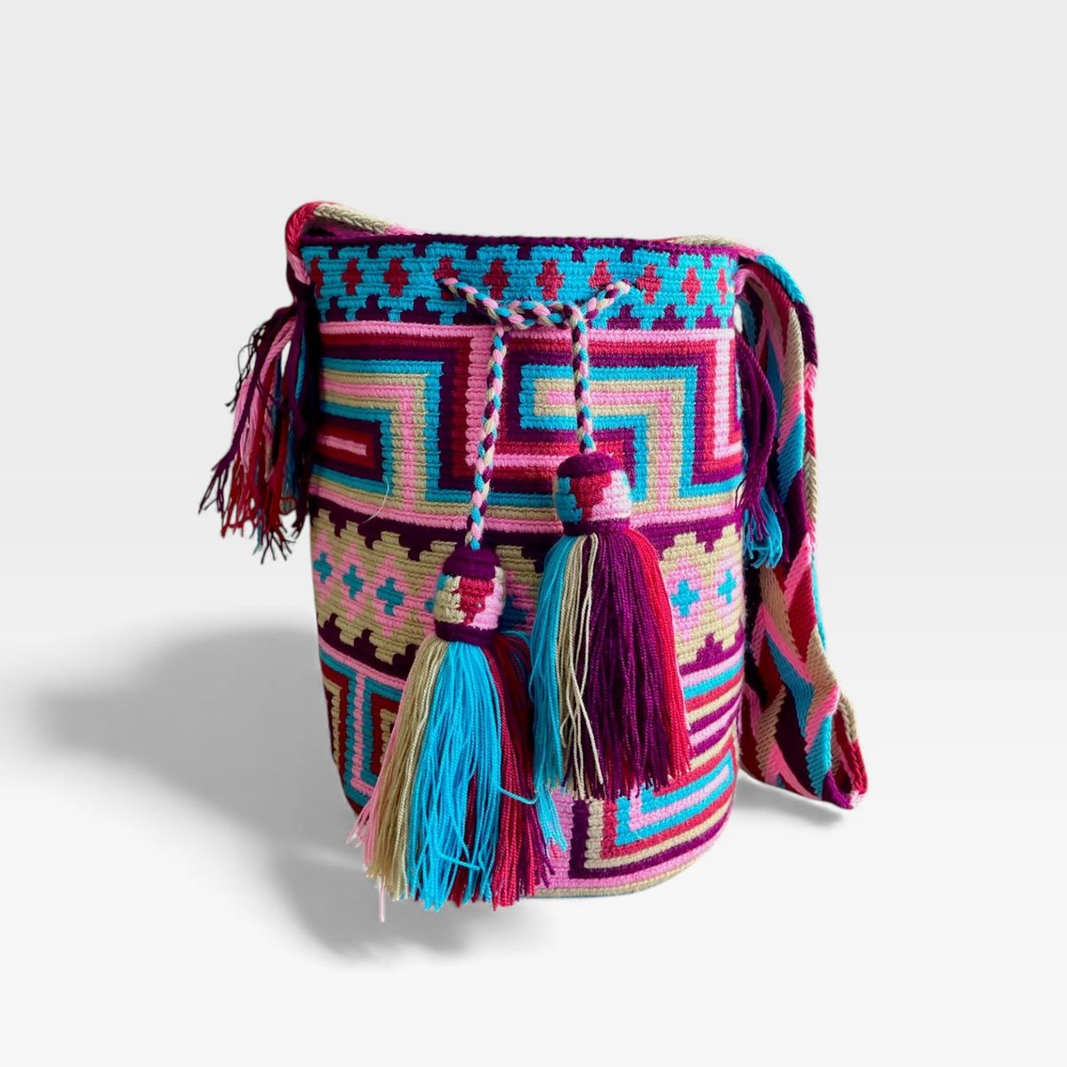 GENERICO - Mochila  Bolso Wayuu Talla L