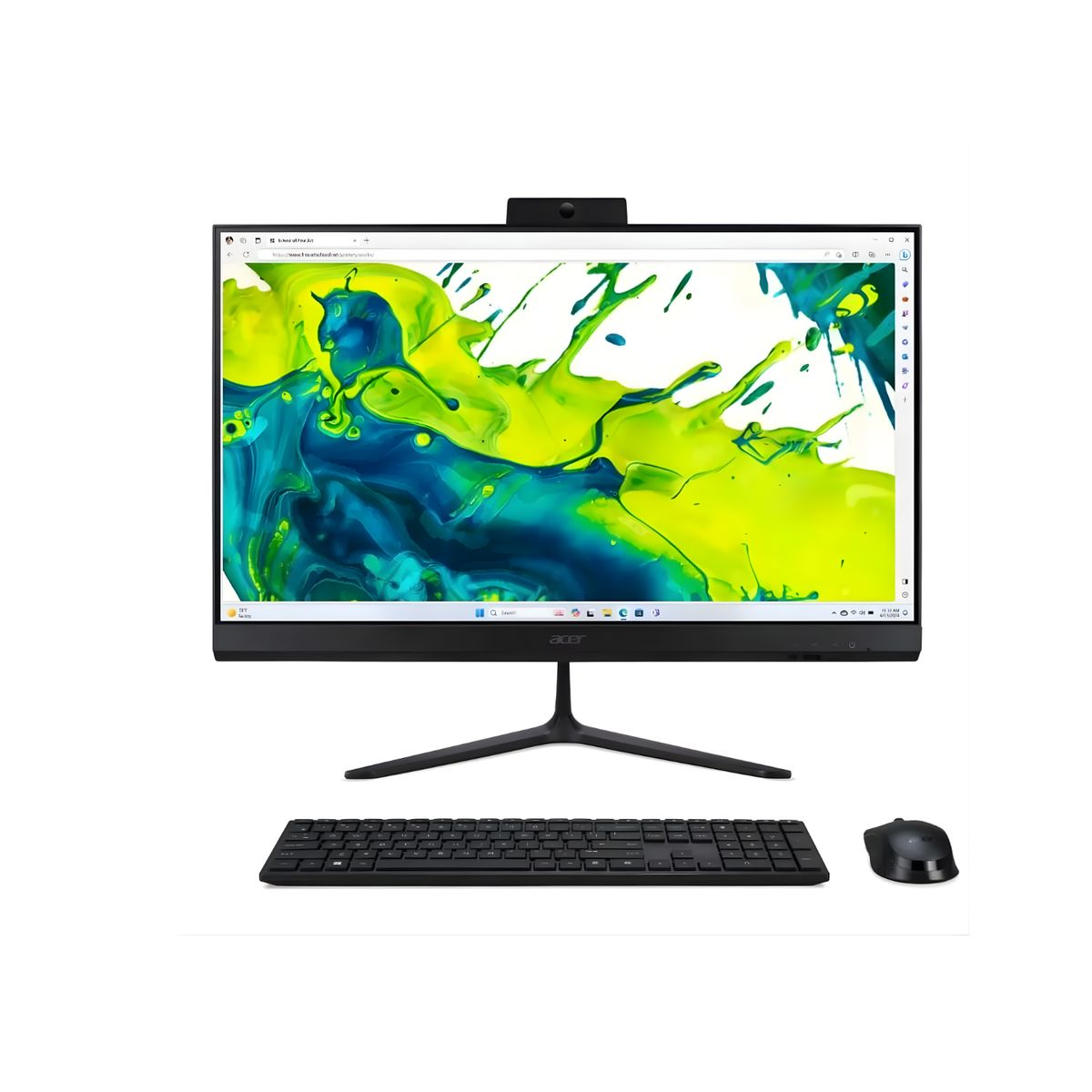 ACER - Todo En Uno ACER C24-2G-LR14 AMD Ryzen 7-5825U 8GB 512GB SSD 24″ Black