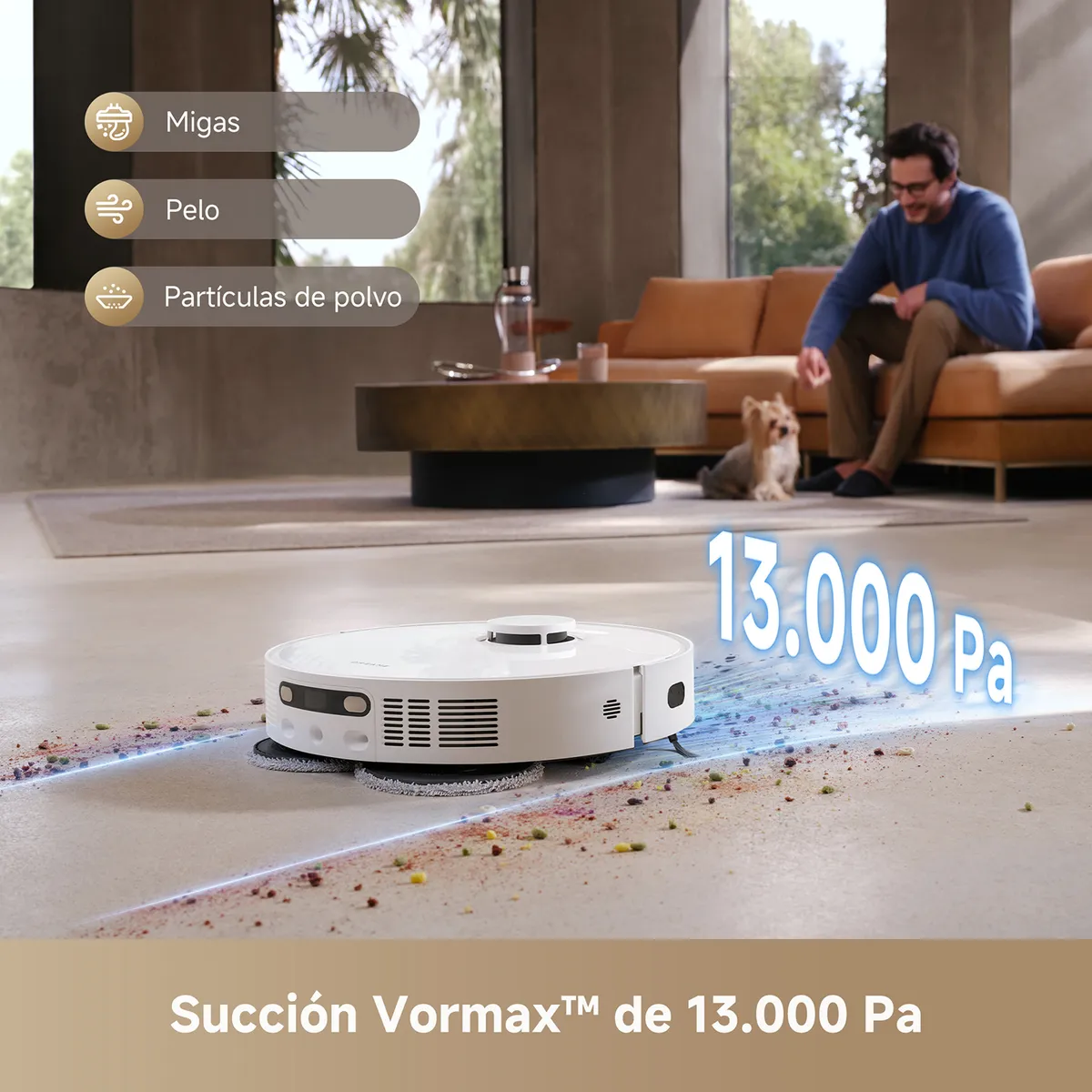 DREAME - Dreame Aspiradora Robot Vacuum D20 Ultra Succion 13000pa Todo En Uno