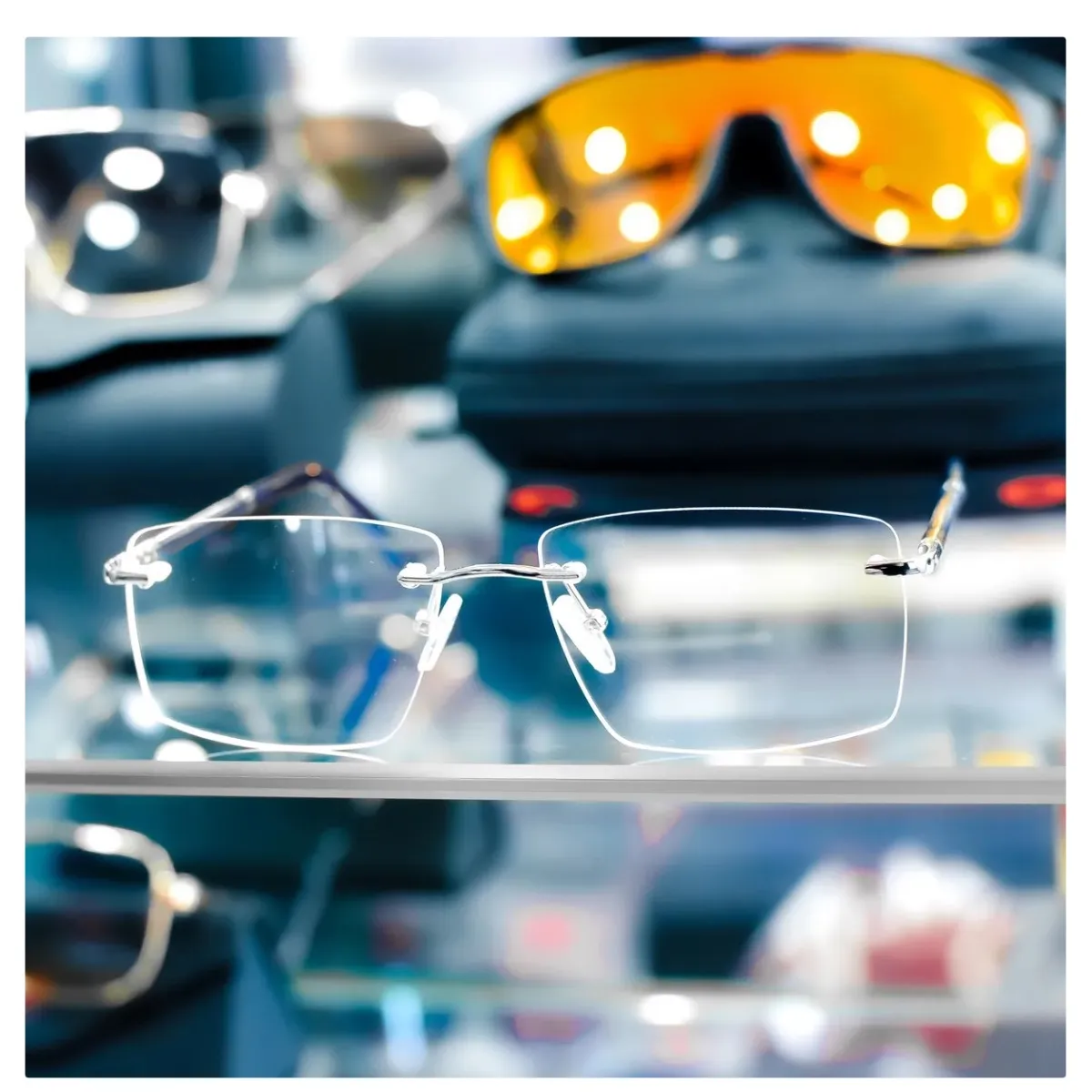 BUHO PARIS - Montura Oftalmica 3 Piezas de Hombre + Accesorios