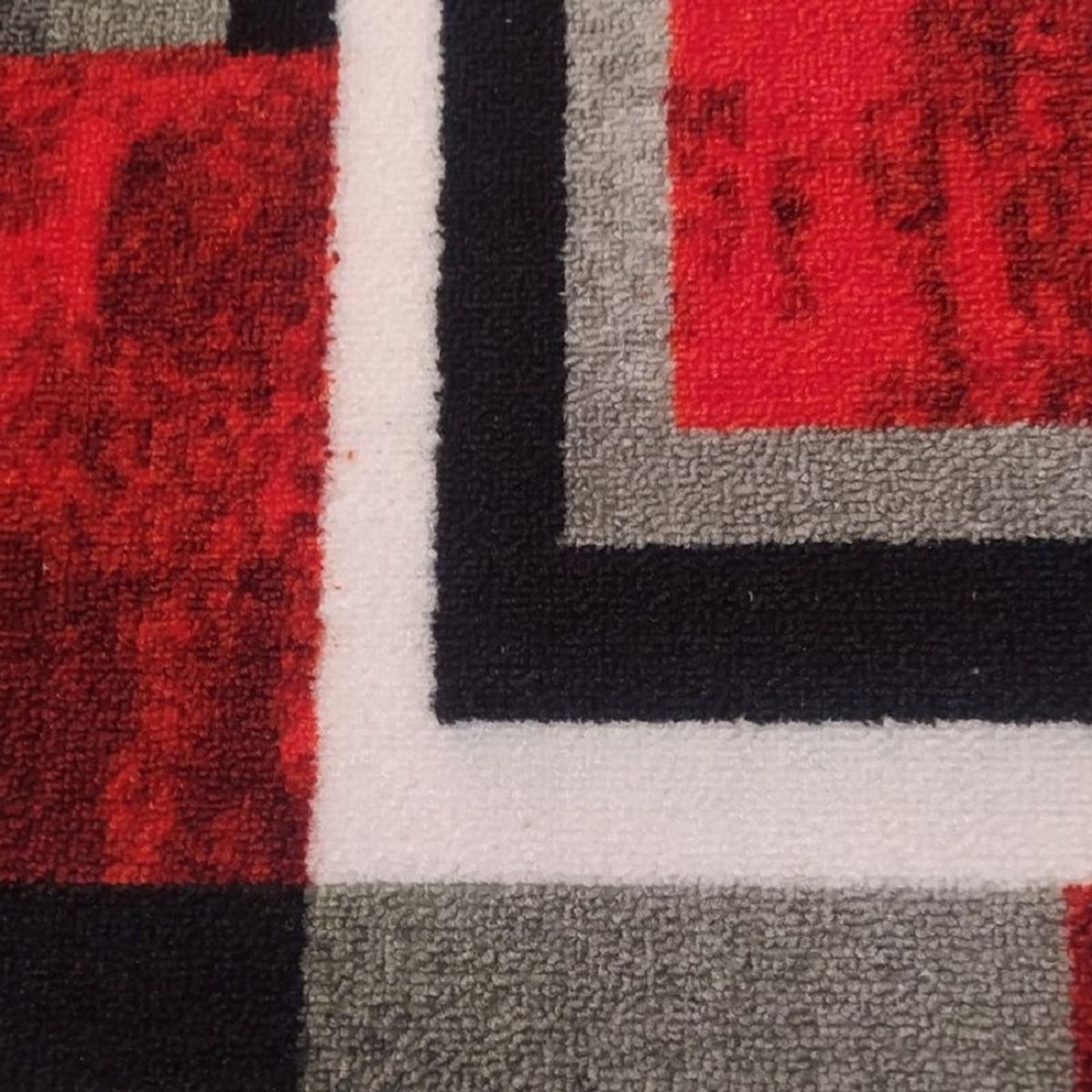 GENERICO - Juego De Baño 4 Piezas Antideslizante Rojo Tapetes Para Baño