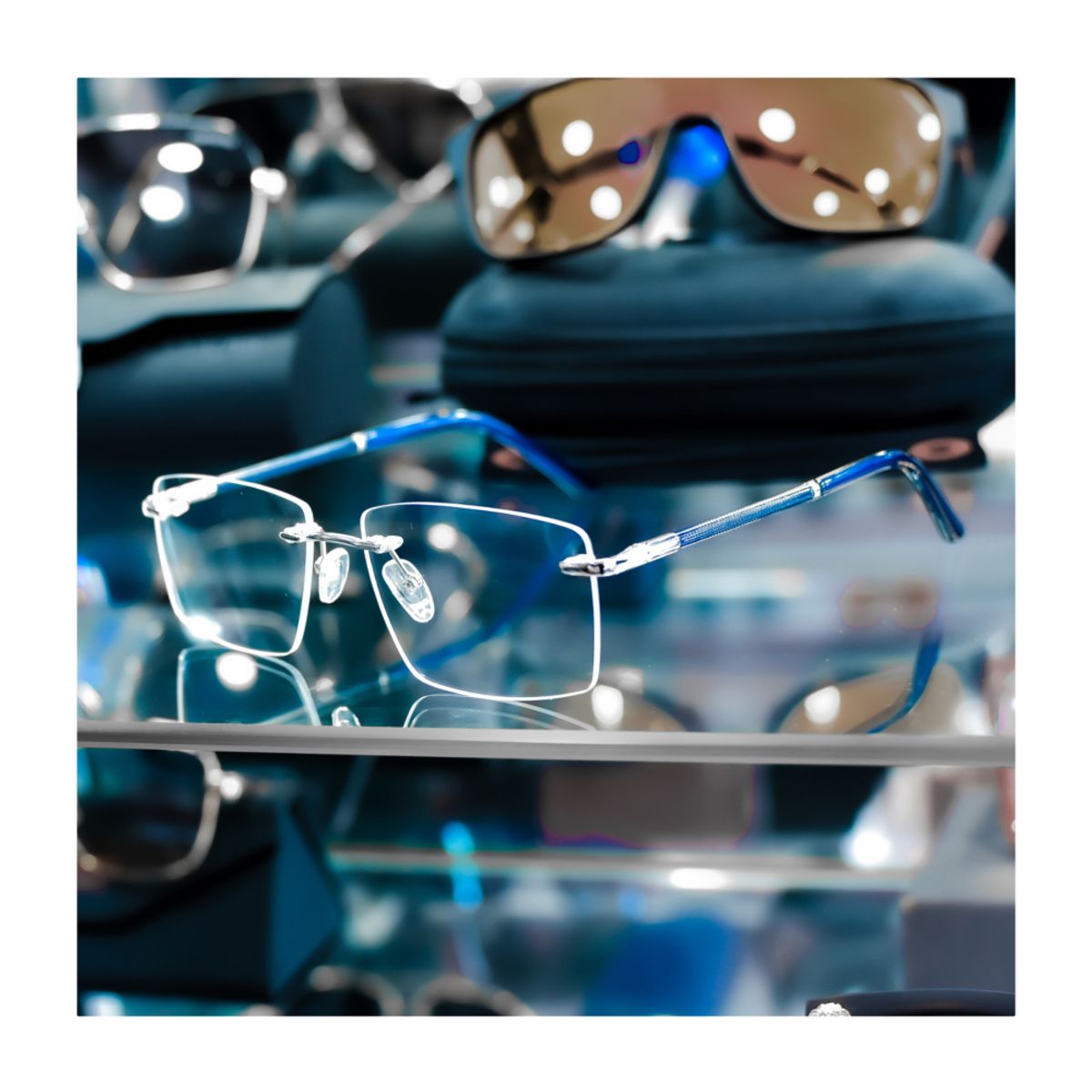 GENERICO - Montura Tres Piezas Ejecutiva Unisex + Accesorios