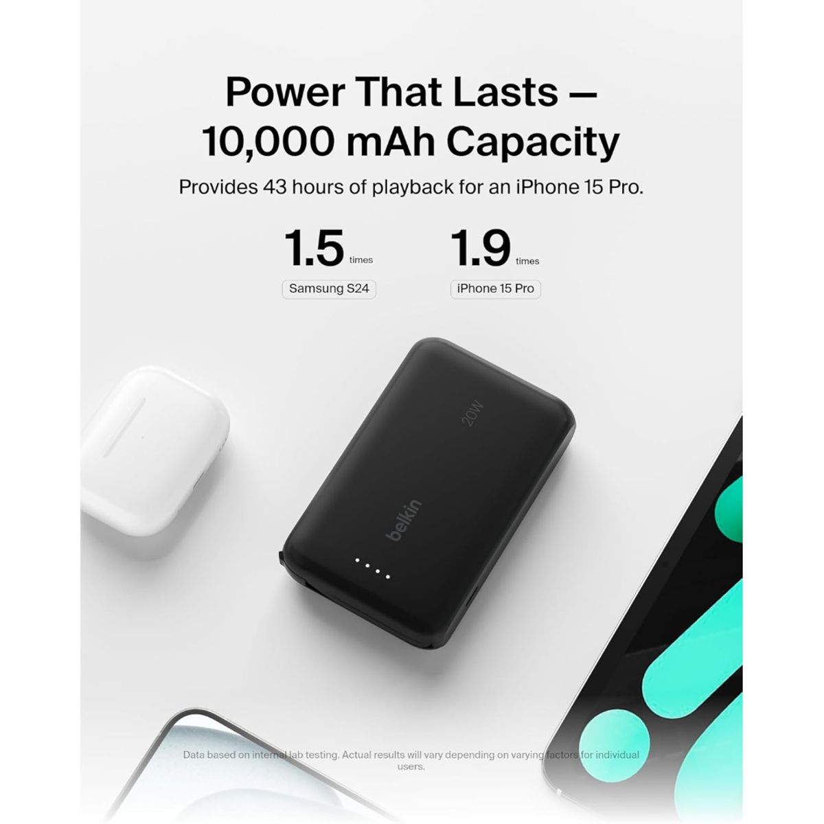 BELKIN - Powerbank Belkin USB-C 10000mAh 20W