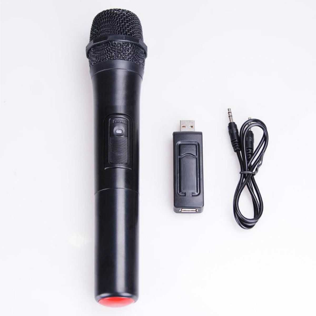 NOBELSOUND - Micrófono inalámbrico de mano universal VHF con adaptador