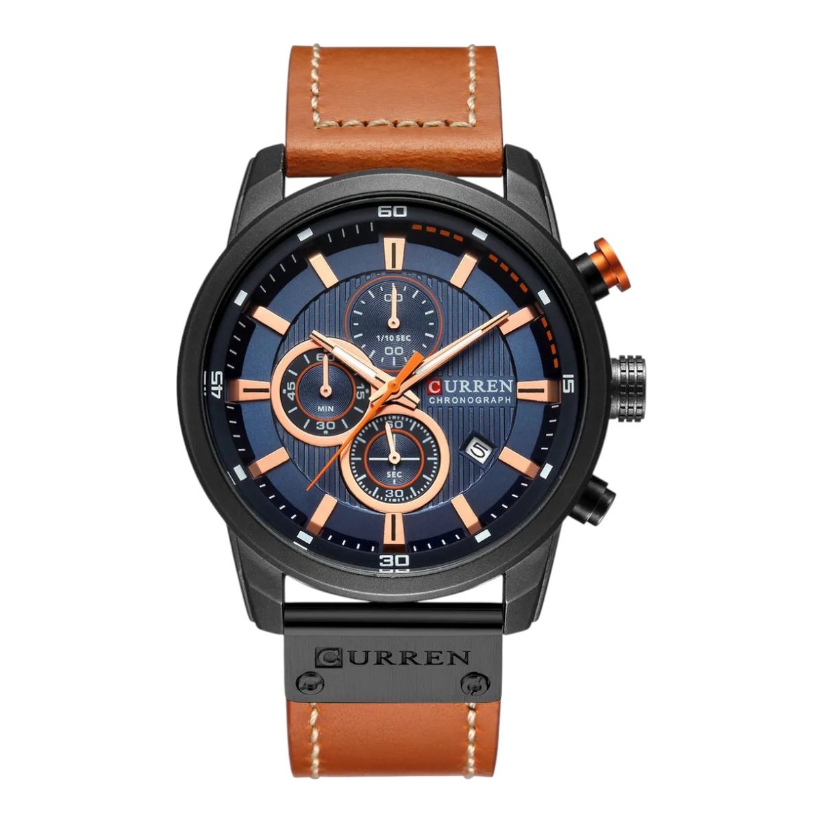 CURREN - Reloj Curren 8291 Cafe Fondo Azul