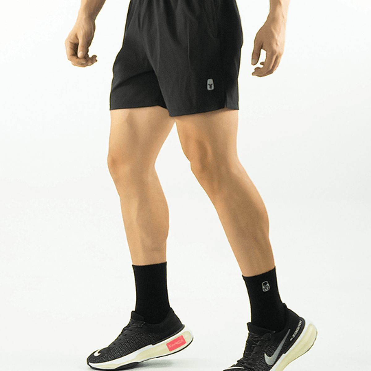 NO RULES - Pantaloneta Ajustada Negra Hombre
