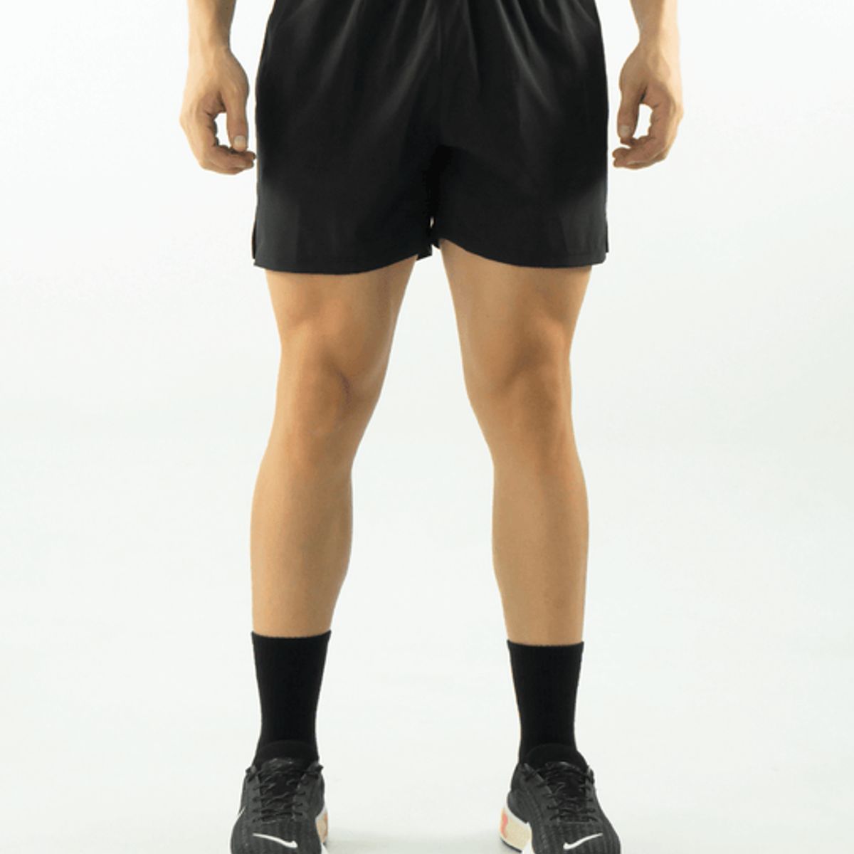 NO RULES - Pantaloneta Ajustada Negra Hombre