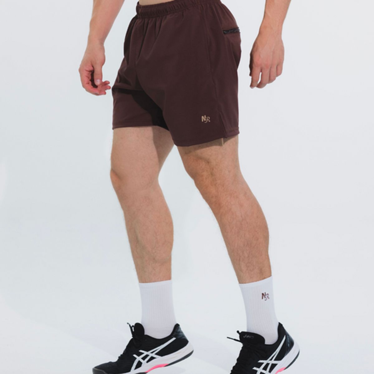 NO RULES - Pantaloneta Ajustada Café