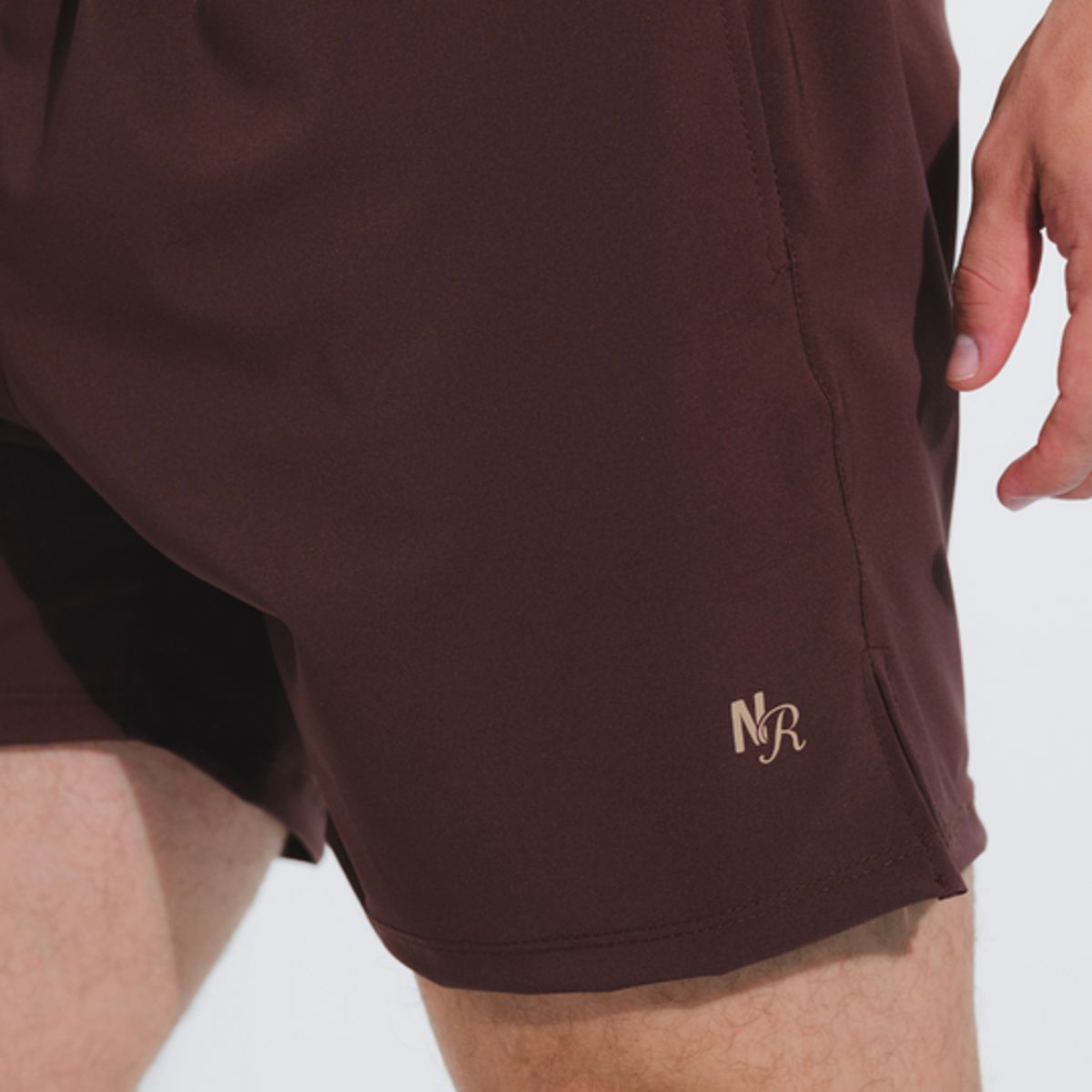 NO RULES - Pantaloneta Ajustada Café