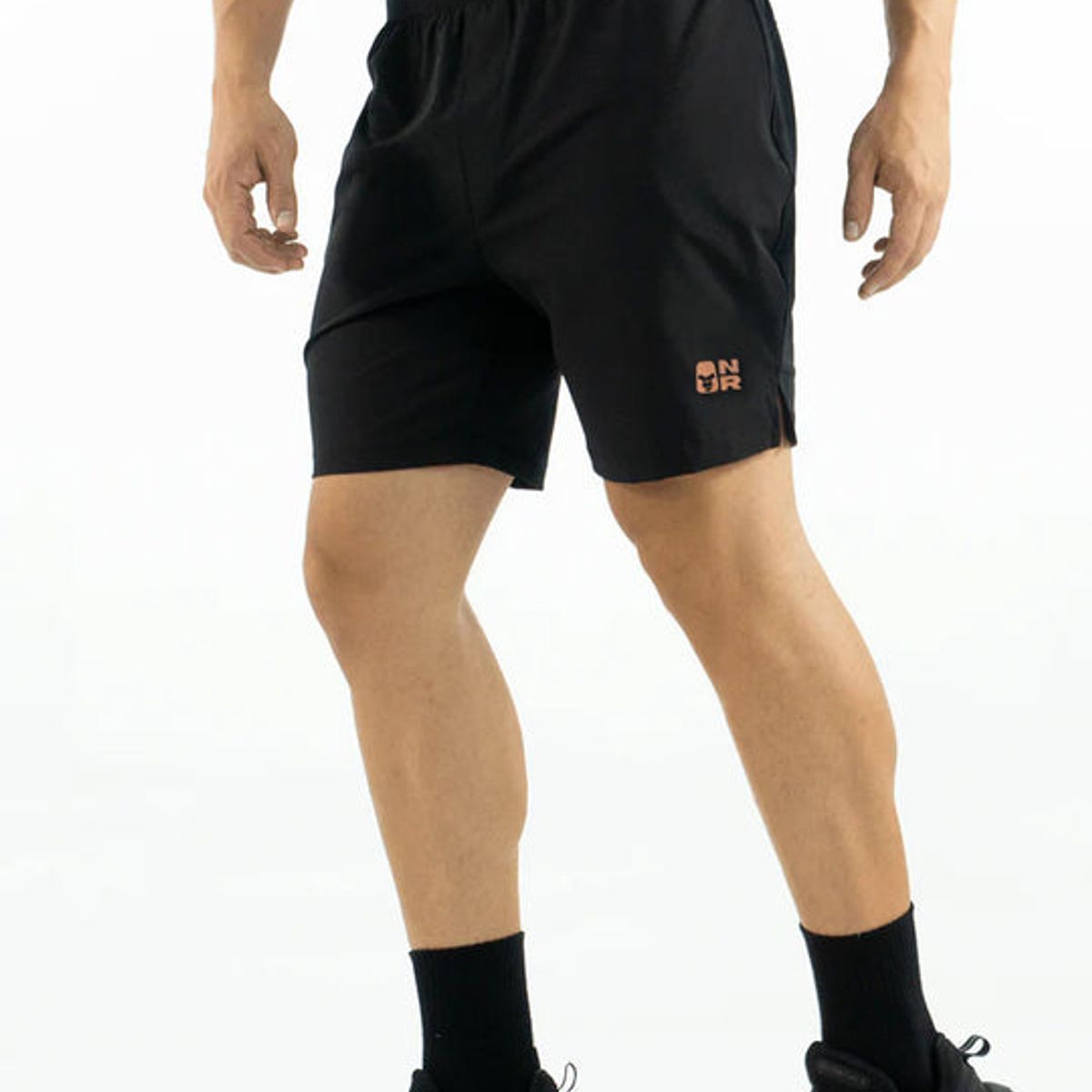 NO RULES - PANTALONETA CROSS TRAINING NEGRA 30 LOGO 3D