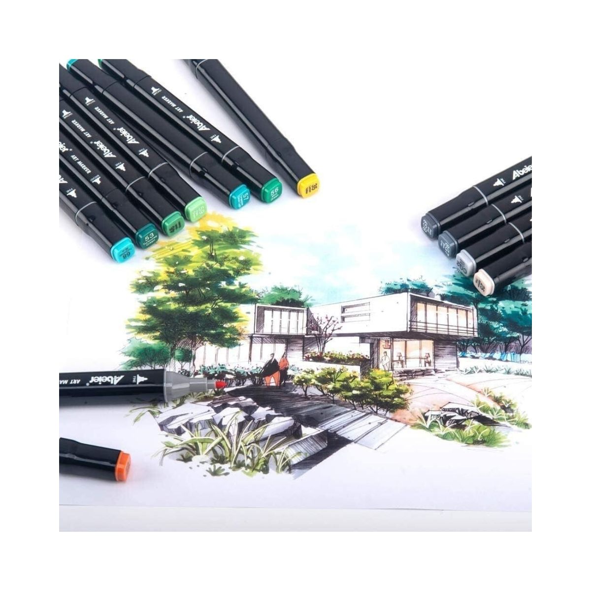 TOUCH - Kit Marcadores Doble Punta X 168 Piezas Escritorio