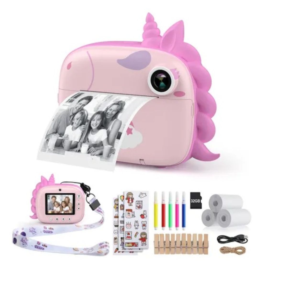 OEM - Juguete Cámara Camara Infantil De Niños Impresora Instantanea