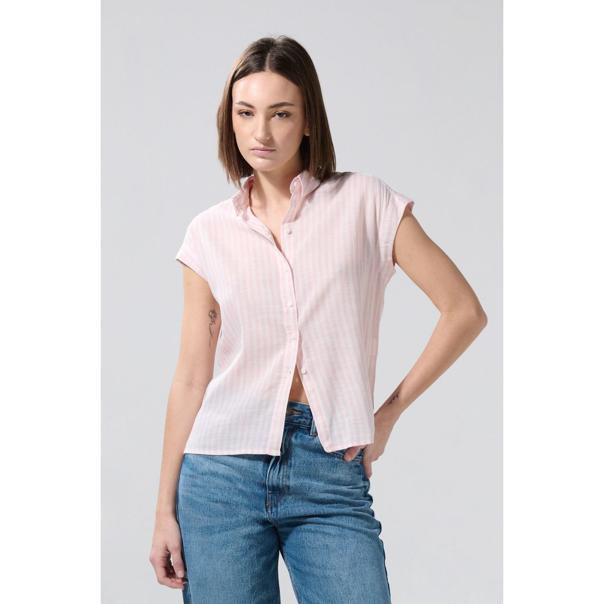 KOAJ - KOAJ BLUSA CAMISERA HOMBRO RODADO Mujer