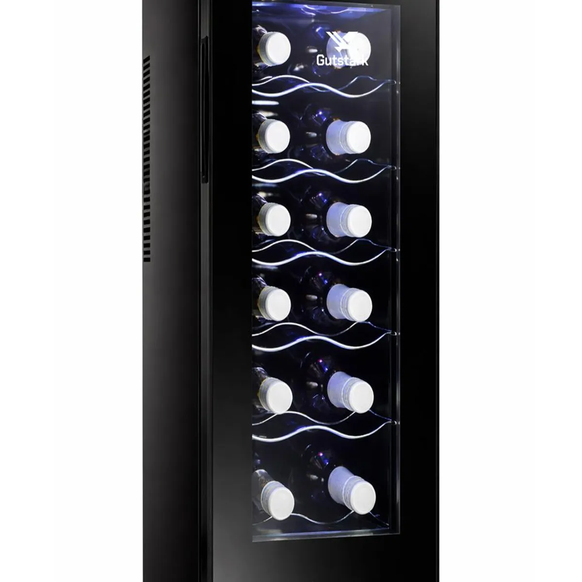 GUTSTARK - Cava de Vino Para12 Botellas Con Enfriador Frigobar 22L Vinoteca Control Digital Gutstark