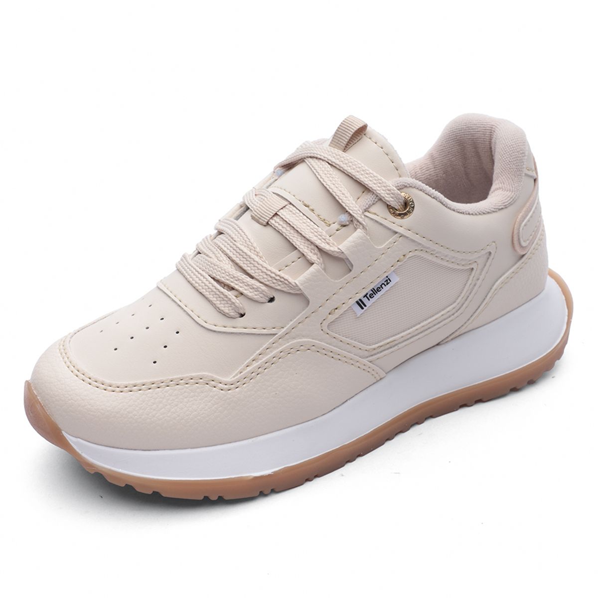 TELLENZI - Tenis Dama Beige Tellenzi 708