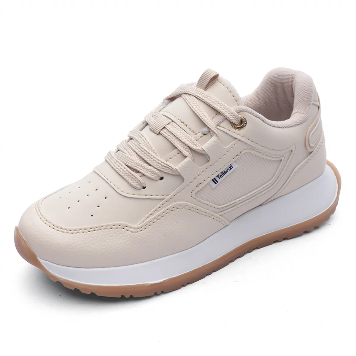 TELLENZI - Tenis Dama Beige Tellenzi 708