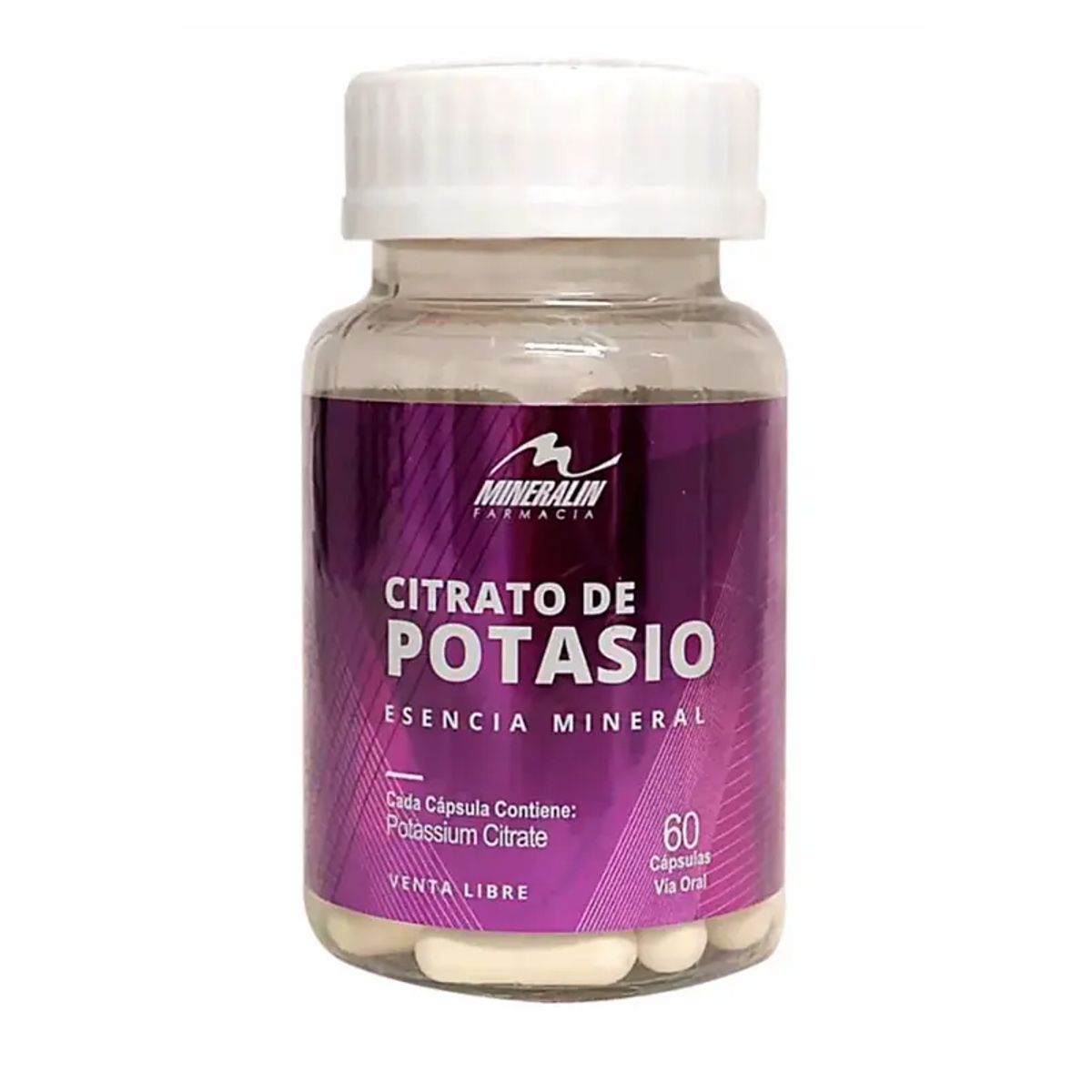 MINERALIN - ALIMENTO CON VITAMINAS + CITRATO DE POTASIO X 60 UNIDADES/ MINERALIN