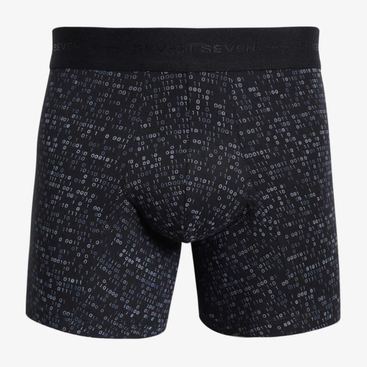 SEVEN SEVEN - Pack X3 Bóxer Medio X3 Para Hombre Negro Seven Seven