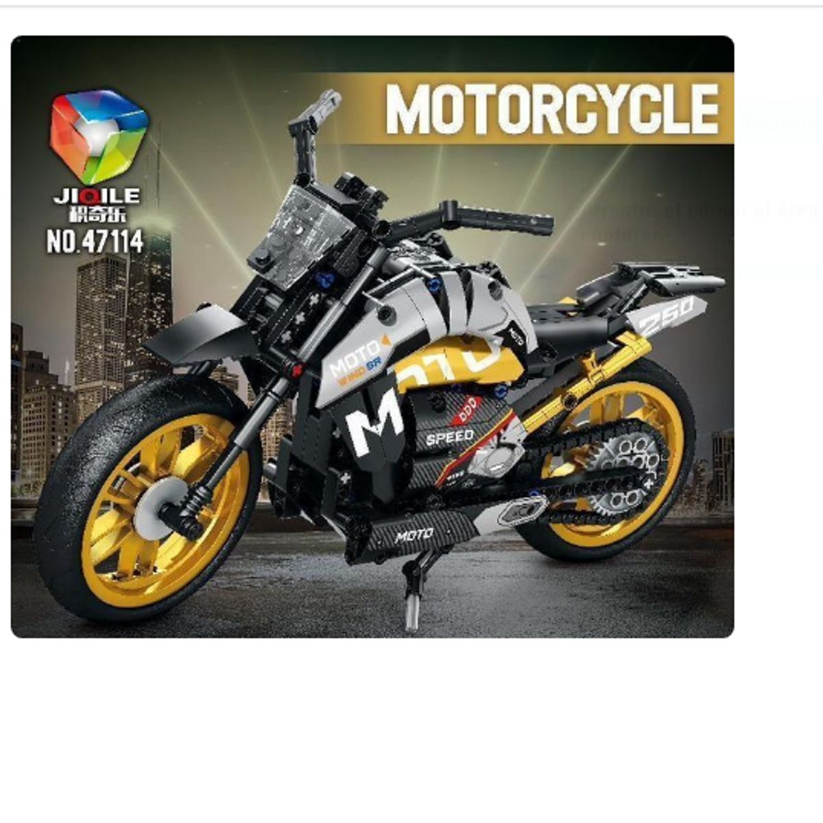 GENERICO - Motocicleta Deportiva Armable