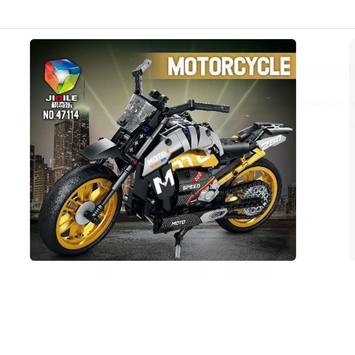 GENERICO - Motocicleta Deportiva Armable